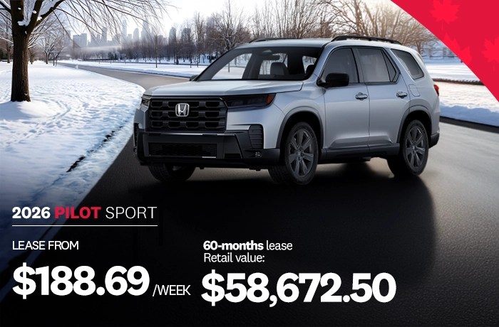 Bannière de Promotion Pilot Sport 2026